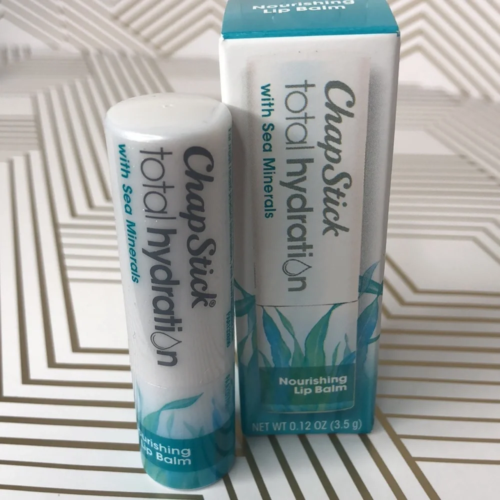 3 ChapStick Total Hydration Nourishing Lip Balm with Sea Minerals, 0.12oz New! - Picture 9 of 14